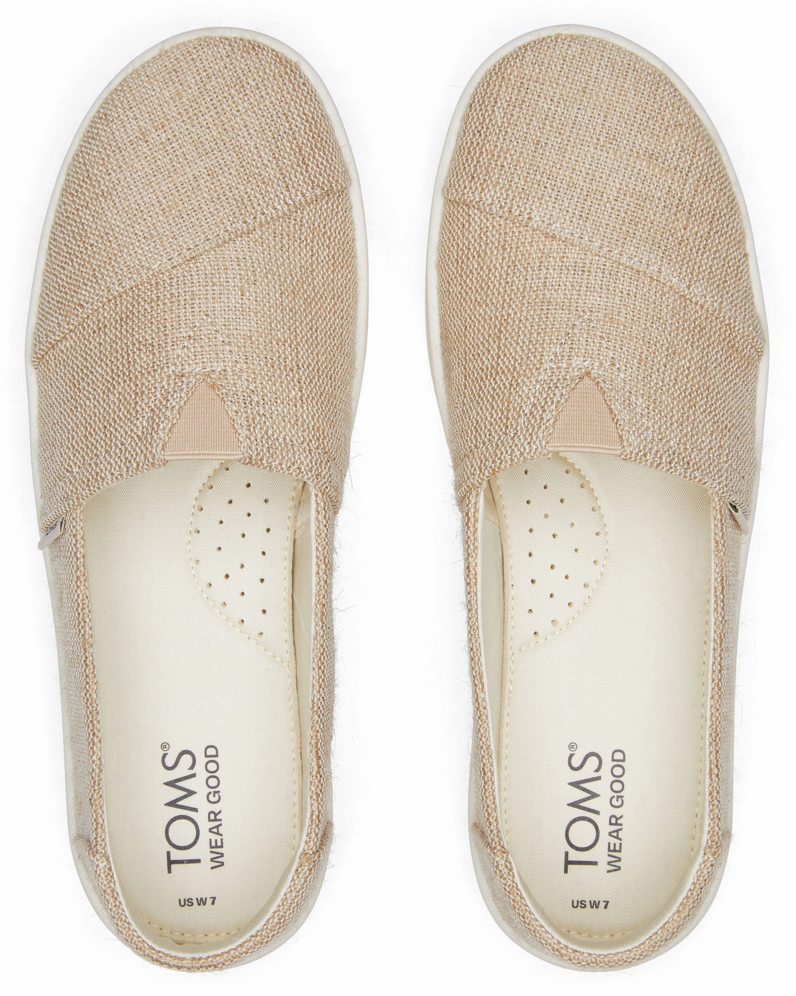 Verona Slip-On Sneaker - Natural Undyed Heritage Canvas Double Stitched Custom Fit