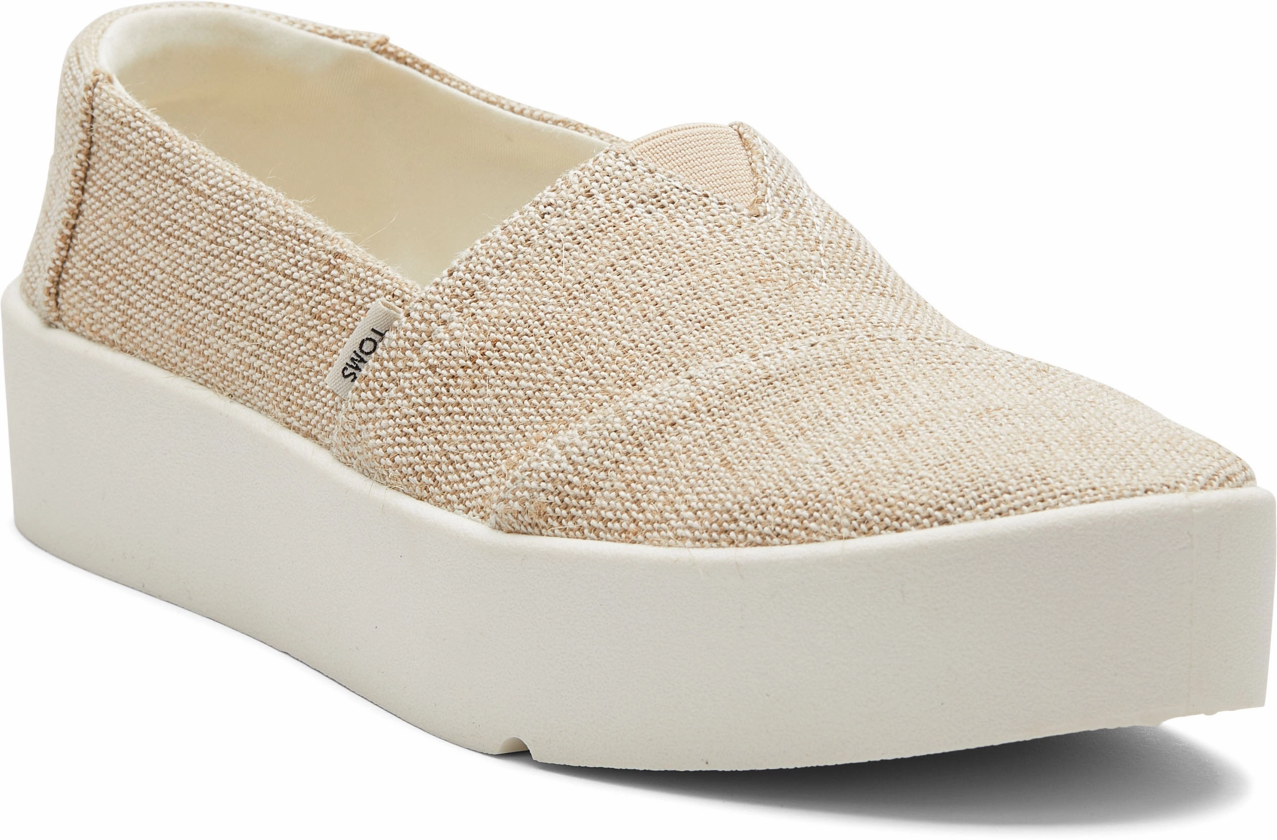 Verona Slip-On Sneaker - Natural Undyed Heritage Canvas Maximum Stability