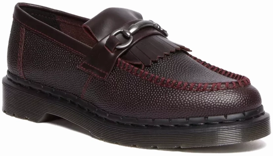 Dr. Martens Adrian Snaffle Oxblood Atlas Pebble Grain leather Effortless Style Walk in Comfort