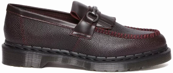 Dr. Martens Adrian Snaffle Oxblood Atlas Pebble Grain leather Durable Material All-day Comfort