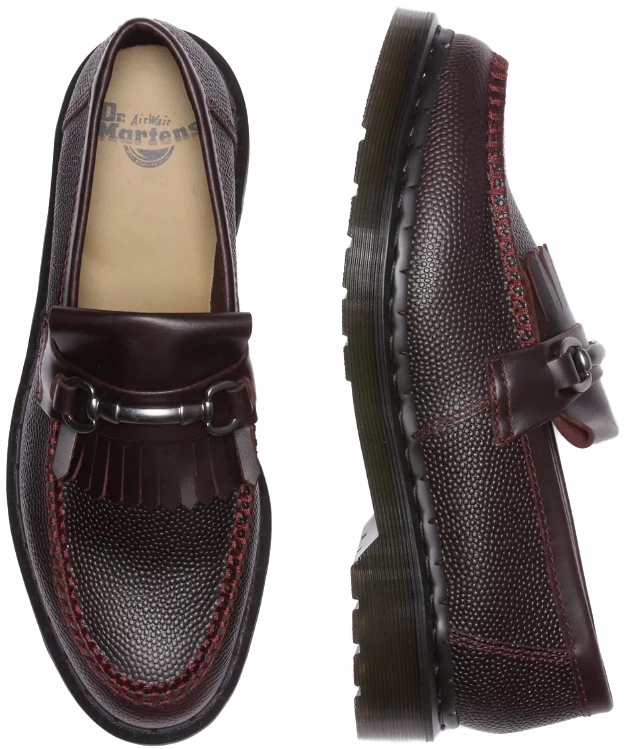 Dr. Martens Adrian Snaffle Oxblood Atlas Pebble Grain leather Easy Wear