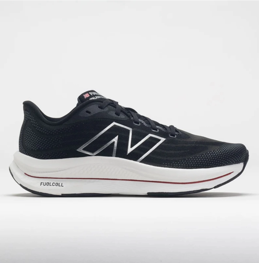 Comfortable Ride New Balance Men's FuelCell Walker Elite Black Red
