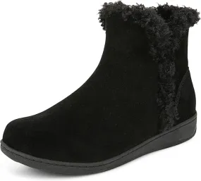 Smart Style Vionic Unwind Booties Women's Black Suede