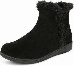 Smart Style Vionic Unwind Booties Women's Black Suede