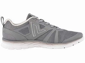 Vionic Women's Brisk Miles Active Sneaker  Grey Light Fabric Comfy Feel