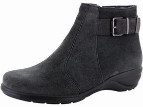 Soft cushion Waldlaufer Women's Darma Haga Boot Black Nubuck