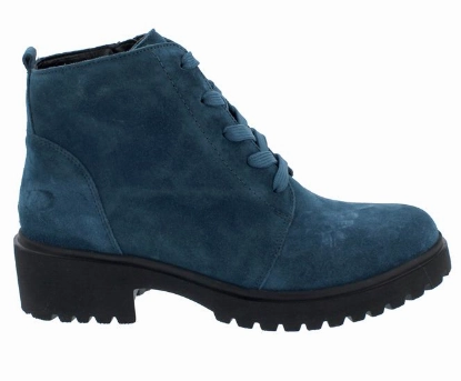 Waldlaufer Women's H-Luise Lago Nubuck Rugged Build