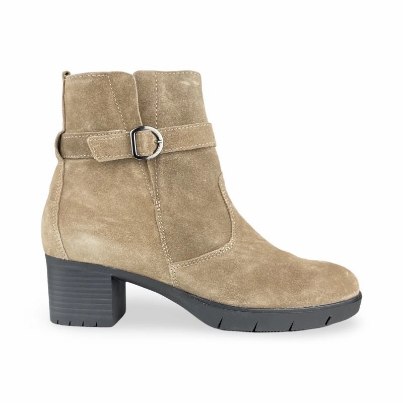 Waldlaufer Women's H-NADJA Classic Ankle Boots Taupe High Lift