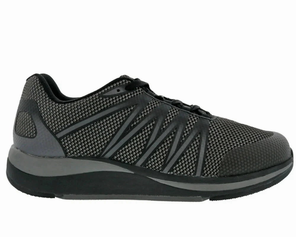 Drew Men's Player Black Combo Elastic Lace Closure Abrasion Resistant Welding