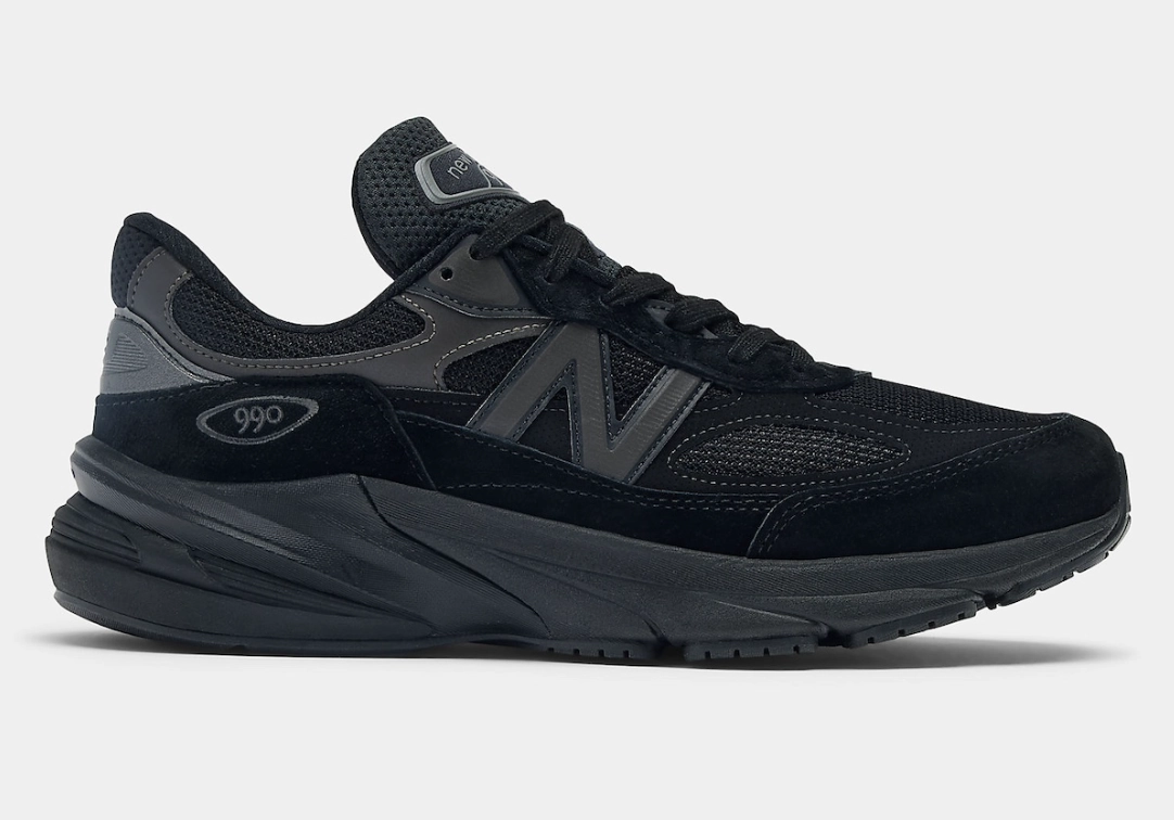 New Balance Unisex 990v6 All Black Street Classic