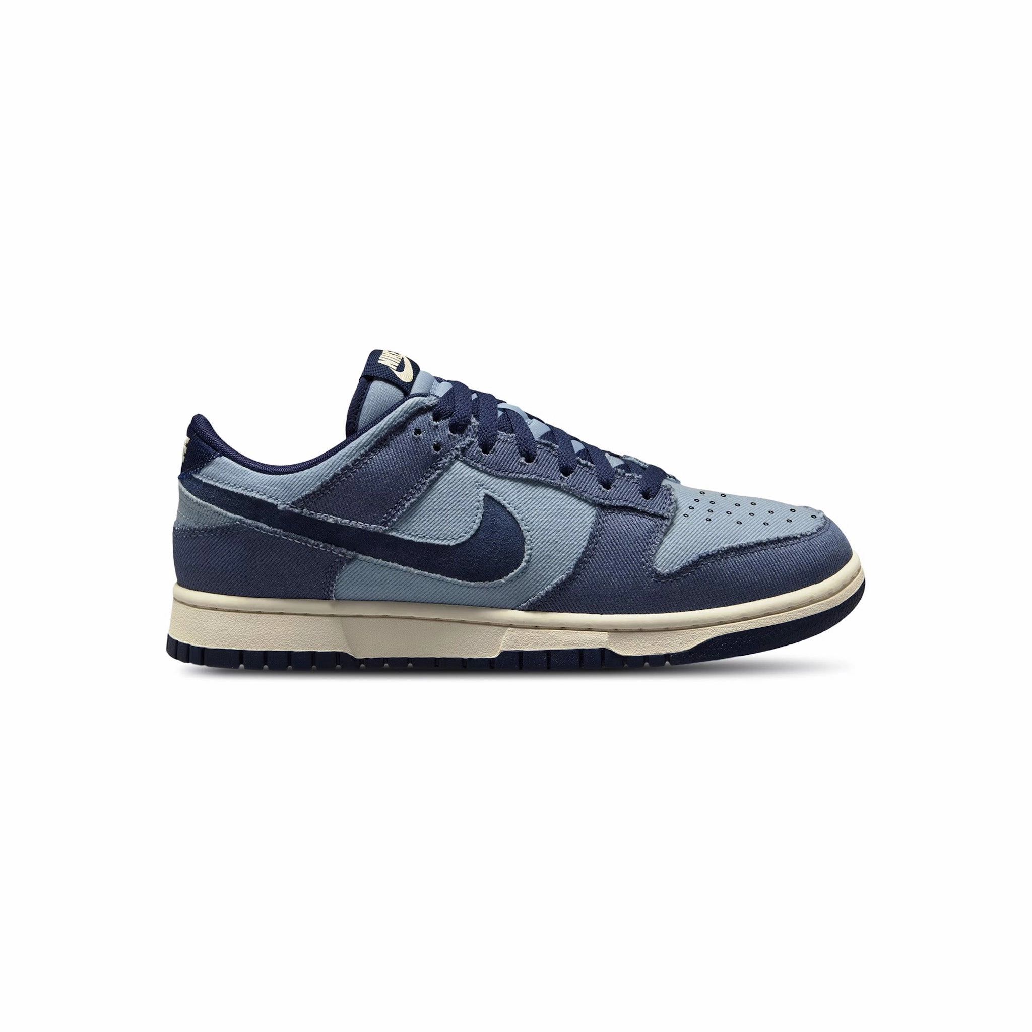 Shock Base Nike Dunk Low Light Armory Blue Denim
