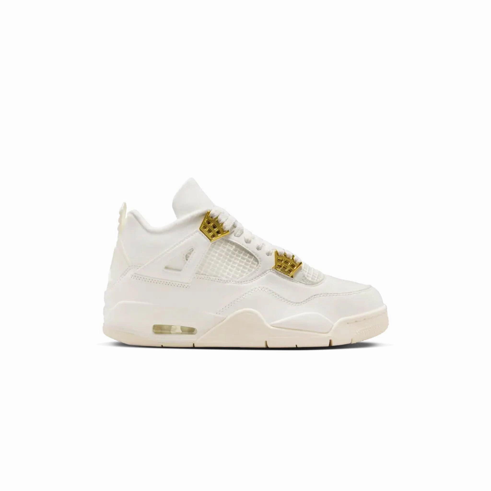 Soft cushion Urban breathability Jordan 4 Retro Metallic Gold (Women's)