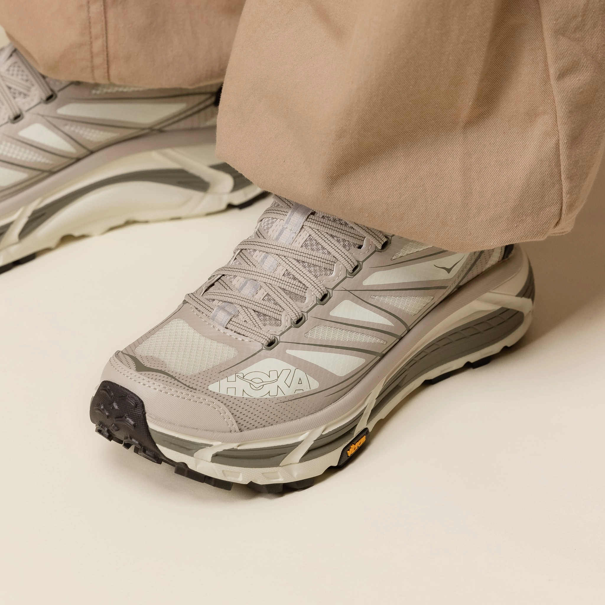 Hoka - Mafate Speed 2 Origins - Putty / Eucalyptus Spring Bloom