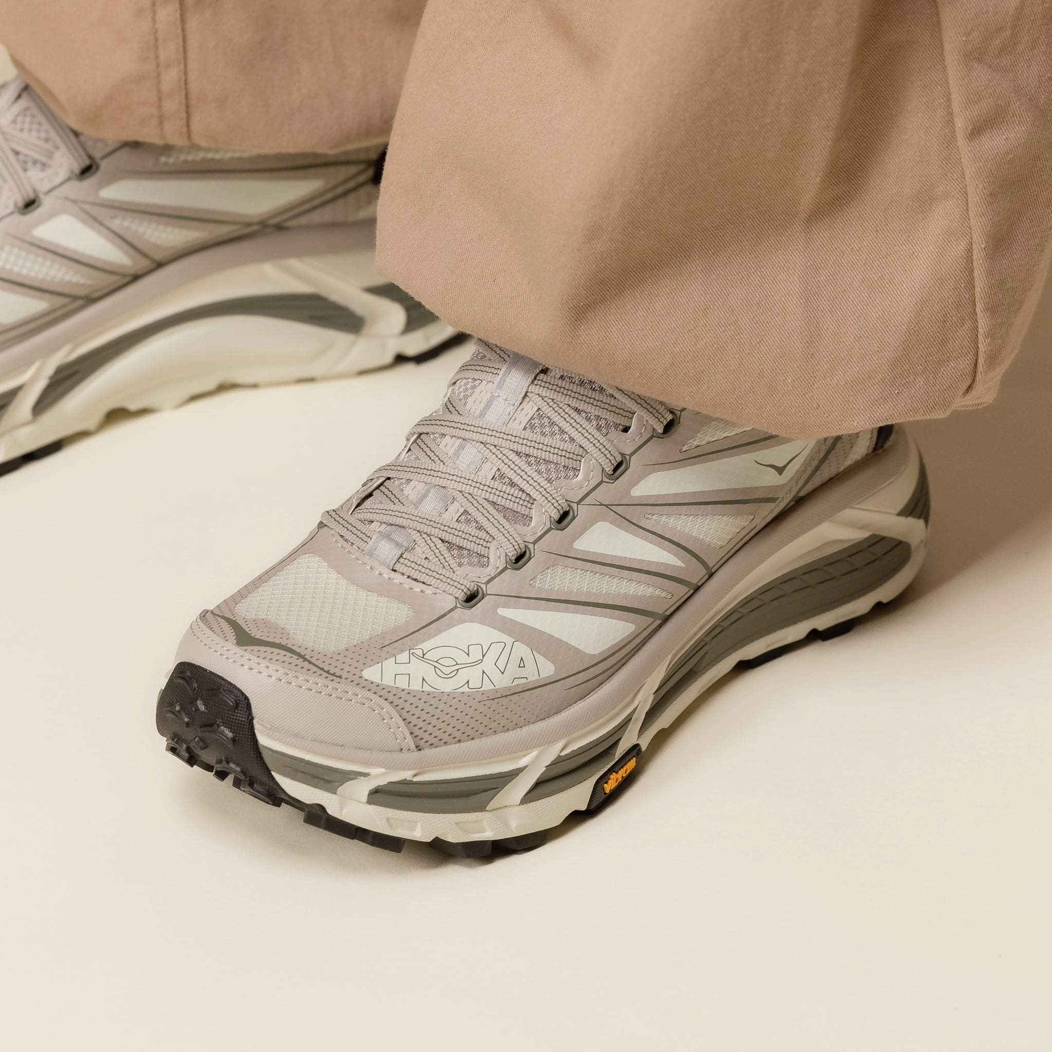 Hoka - Mafate Speed 2 Origins - Putty / Eucalyptus Spring Bloom