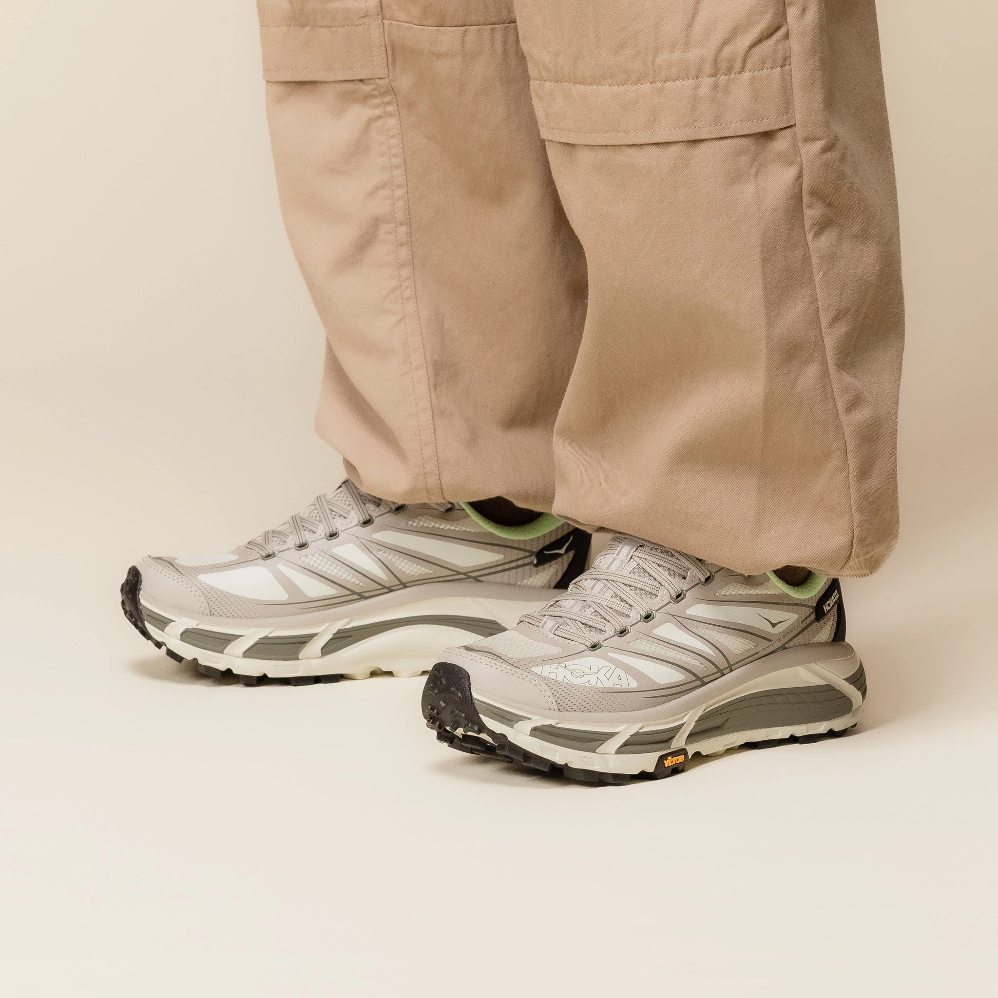 Dance Mode Hoka - Mafate Speed 2 Origins - Putty / Eucalyptus