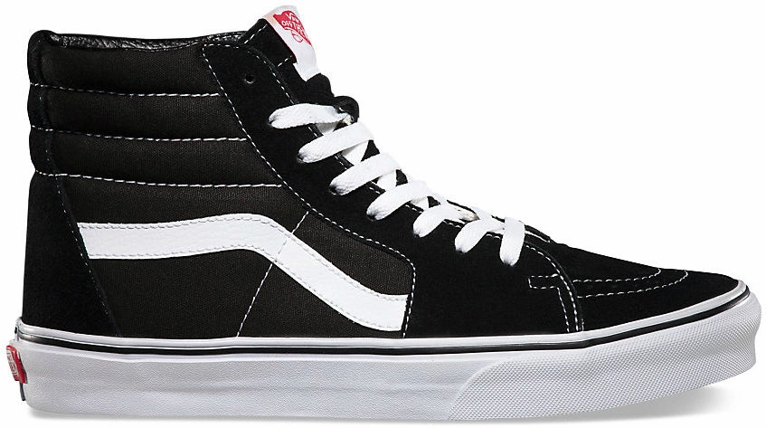Vans Sk8-Hi Black/White Beach Vibe Jungle Path