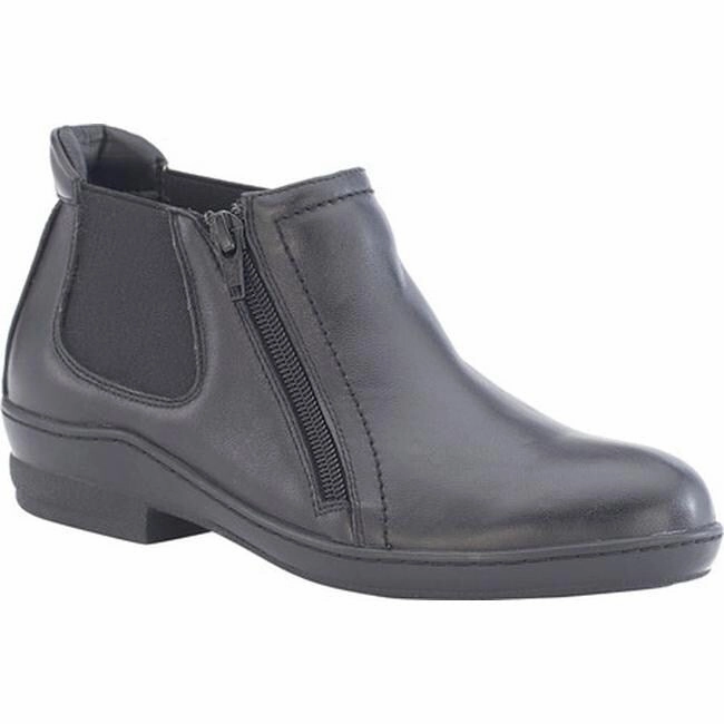Strong Sole David Tate Women's Bristol Bootie Black Leather