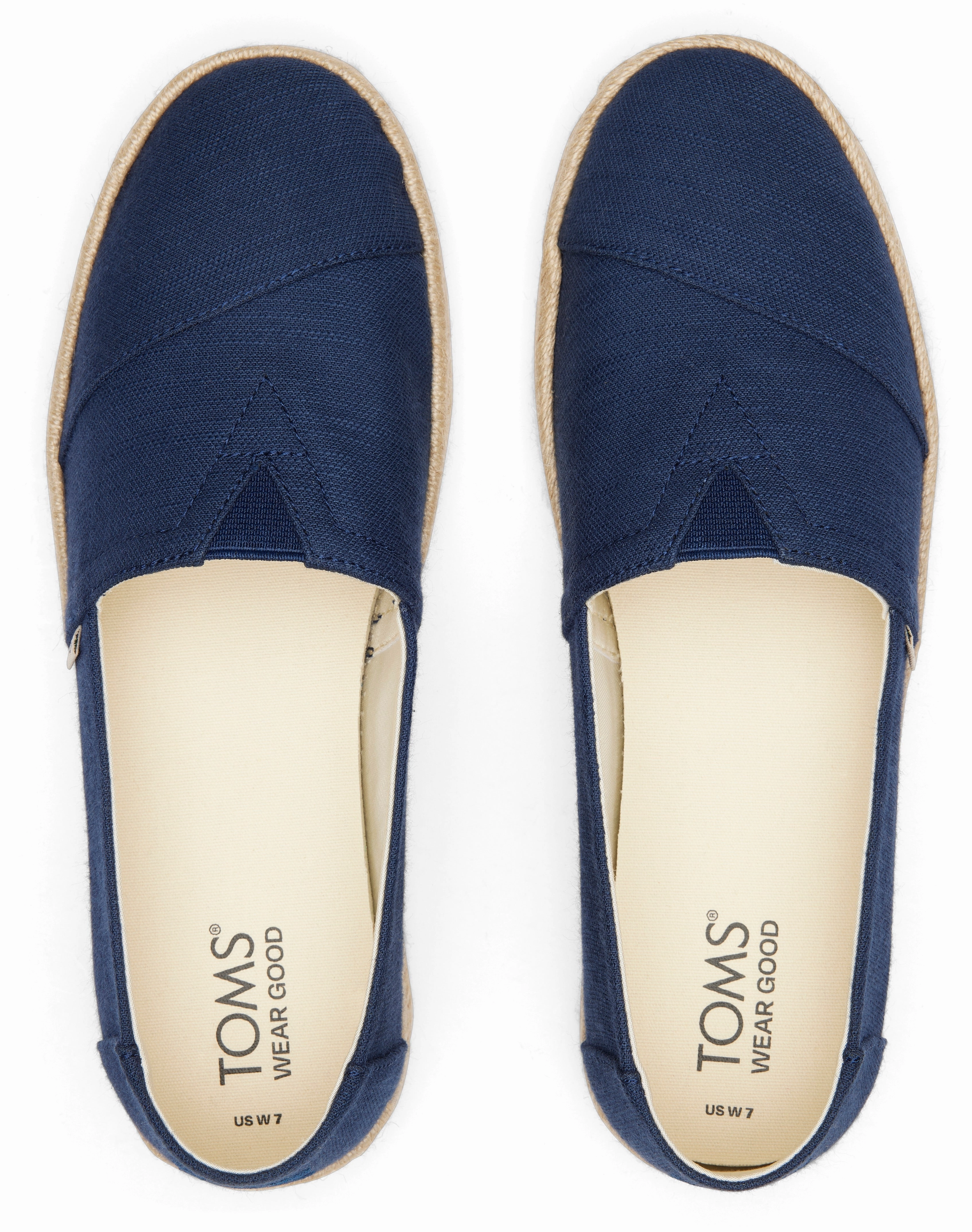 Slip On Shoes Fit Women's Alpargata Rope 2.0 - Navy