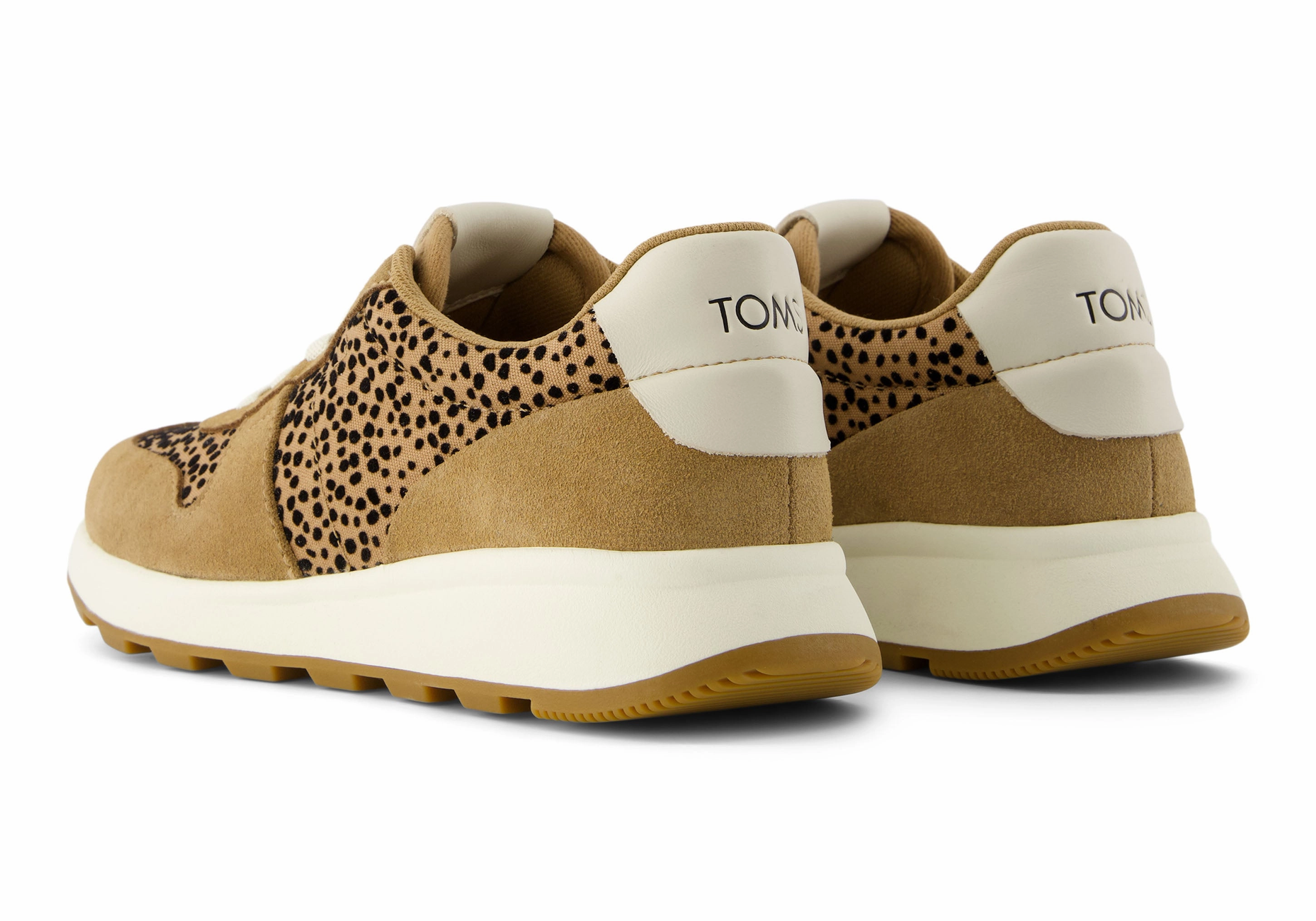 Thermal Bonded Seams Women's TRVL Lite Retro Sneaker - Toffee/Mini Cheetah